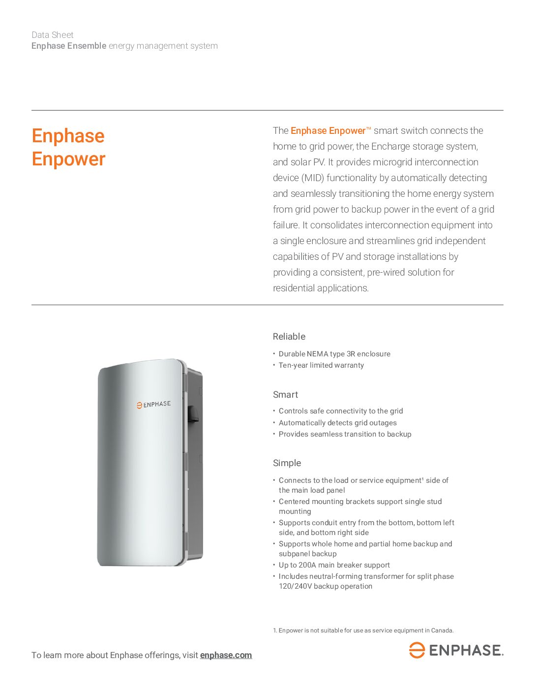 Enphase Enpower Media