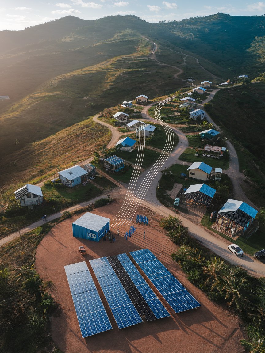 solar microgrids Puerto Rico community