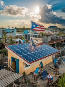 solar energy Puerto Rico recovery
