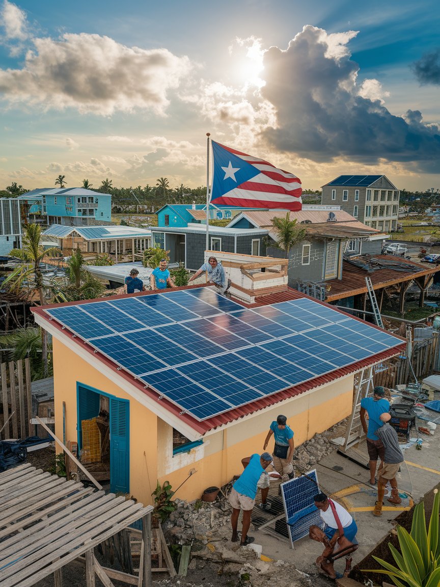 solar energy Puerto Rico recovery